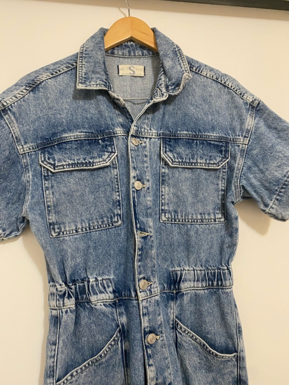 Free People Blue Denim Marci Jumpsuit REVOLVE - Picture 9 of 10